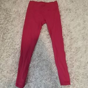 90 degree pink full length leggings